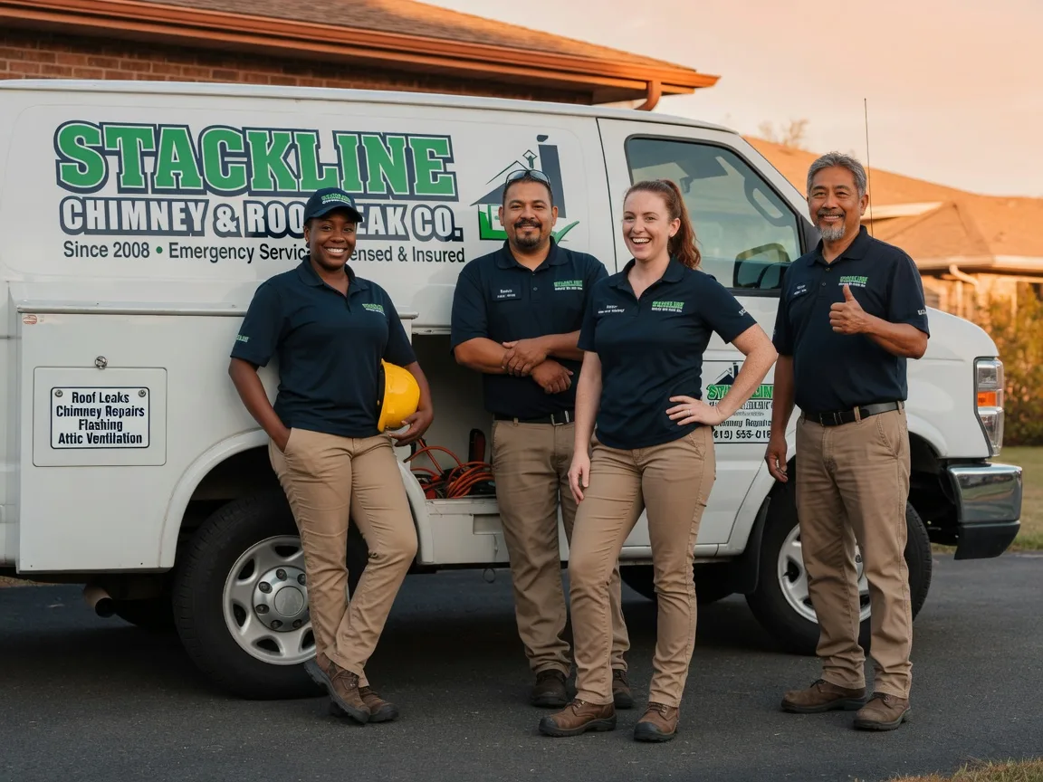 Chimney flashing repair company in Fort Necessity, LA